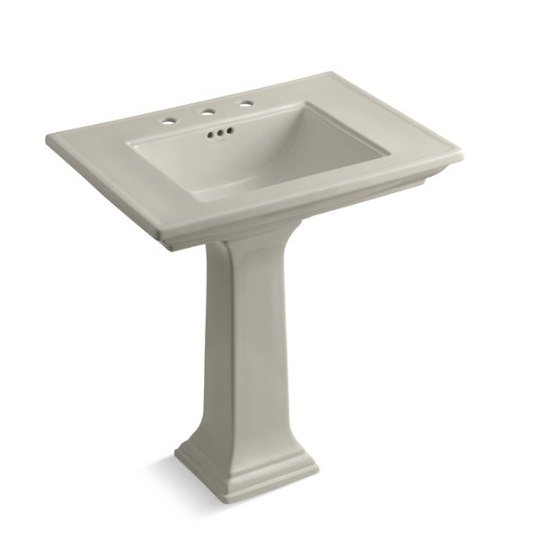K234480,10,40 Kohler Memoirs® Ceramic Pedestal Bathroom Sink with